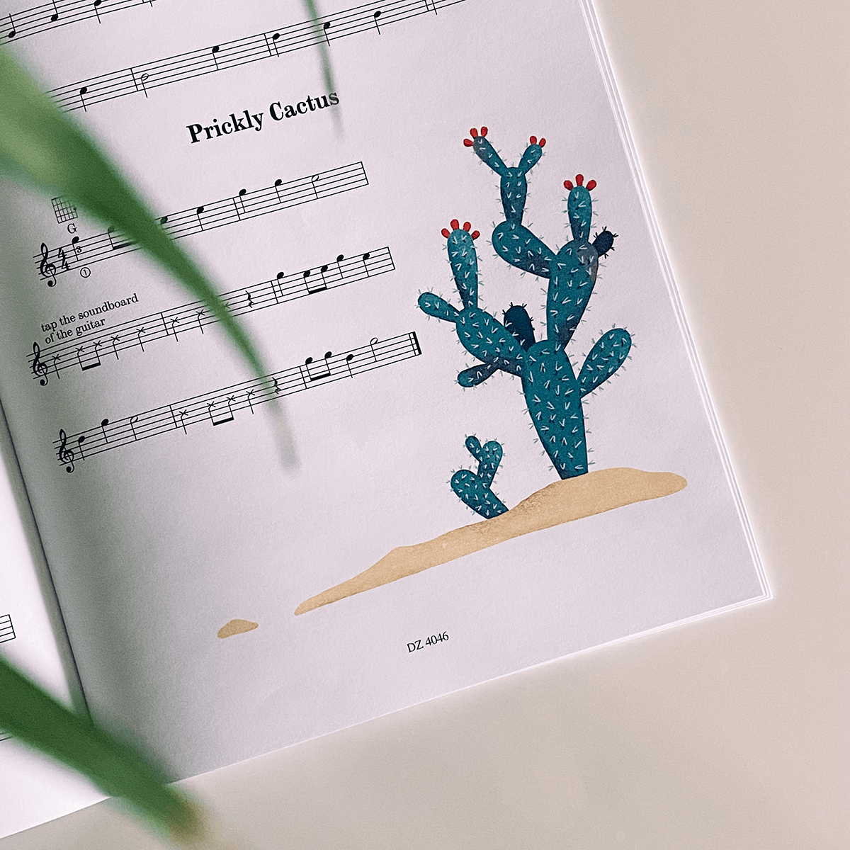 Sasha-Kolesnik_Music-book-illustration_Cactus