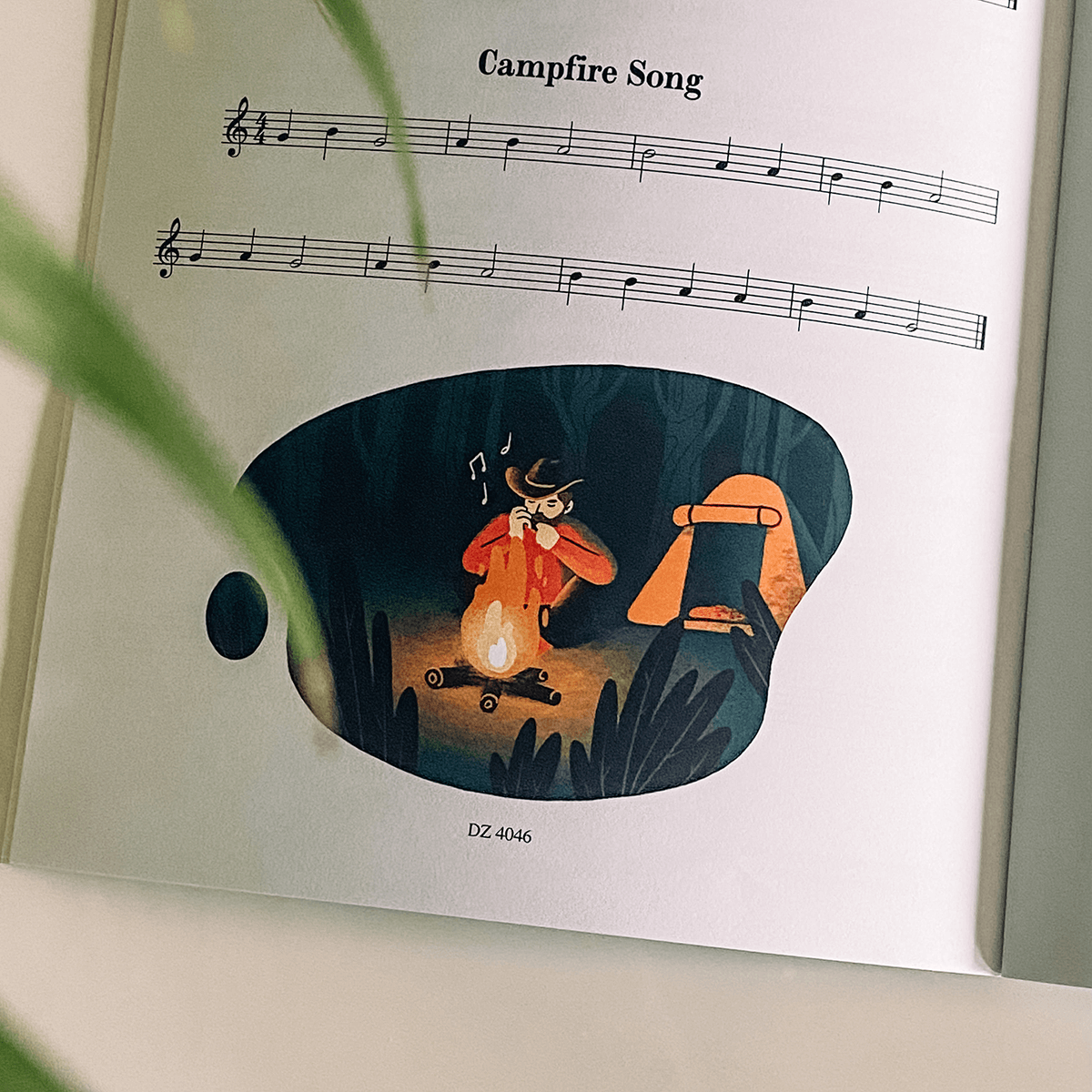Sasha-Kolesnik_Music-book-illustration_Campfire