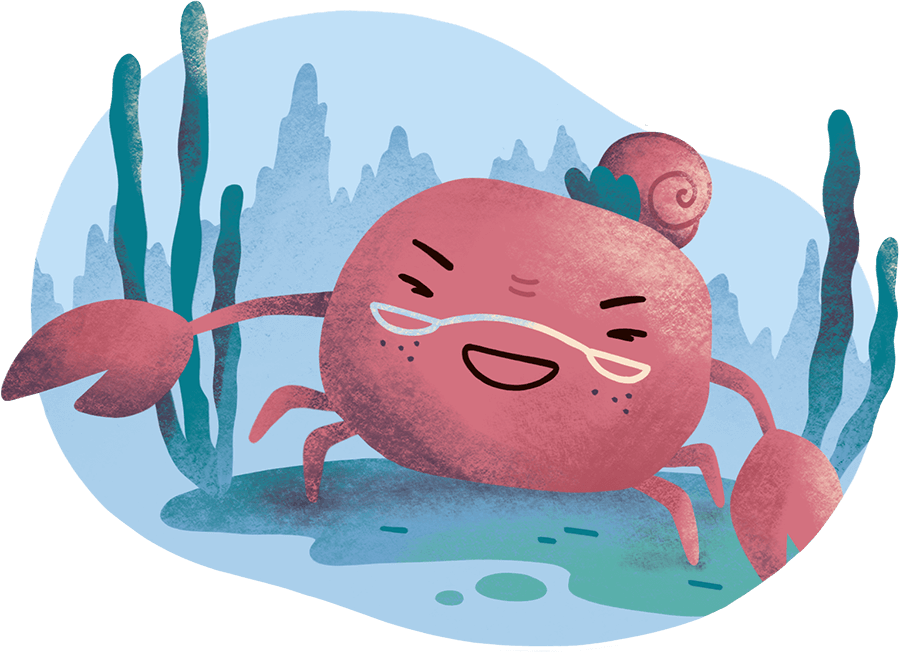 Sasha Kolesnik_two crabs_childrens illustration_2